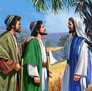 Jesus and the two brothers